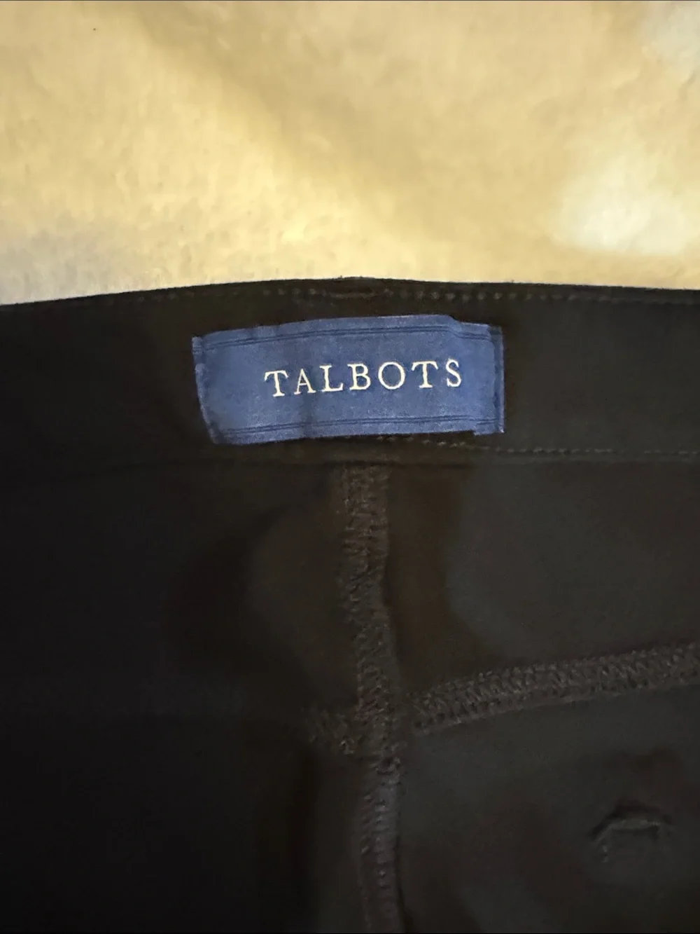 Talbots Black Stretch High-Rise Jegging Ankle Pants Size 16